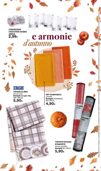 Volantino Ipercoop - Ipercoop - Casa d'Autunno valido dal 08/10 al 04/11 - pagina 21