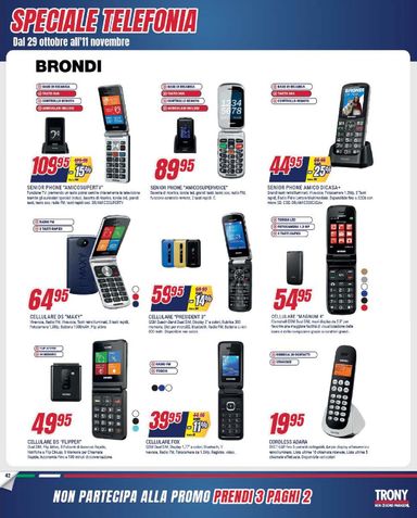 Volantino Trony - Trony - Prendi 3 paghi 2! valido dal 29/10 al 23/11 - pagina 42