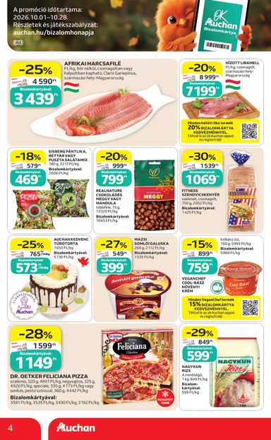 Akciós újság Auchan - Auchan Hipermarket érvényes 10.22.-tól 10.28.-ig - 4 oldal
