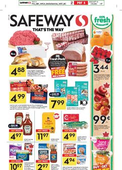 Safeway flyer from Thursday 10-29
