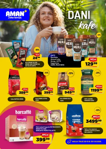 Katalog Aman - Aman - Dani kafe od 01.10 do 11.10 - strana 1