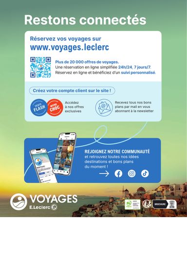 Catalogue E.Leclerc - E.Leclerc - Voyages valable dès le 16/01 au 31/10 - page 348