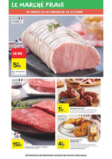 Catalogue Carrefour Market - Carrefour Market valable dès le 20/10 au 01/11 - page 32