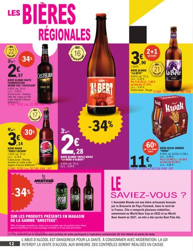 Catalogue E.Leclerc - E.Leclerc - Foire à la bière valable dès le 13/10 au 24/10 - page 12