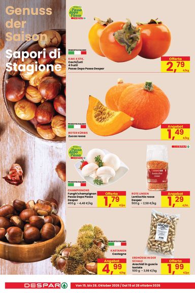 Volantino Despar - Despar valido dal 15/10 al 28/10 - pagina 4