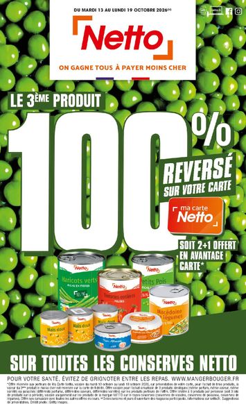 Catalogue Netto - Netto valable dès le 13/10 au 19/10 - page 1