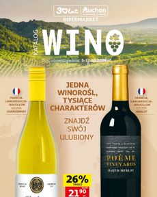 Hipermarket Auchan - Wino