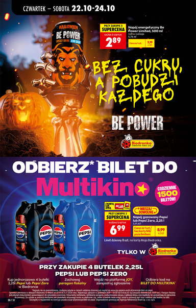 Leták Biedronka - Biedronka - nabídky čtvrtek až sobota od 22.10. do 24.10. - strana 66