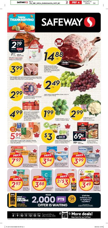 Flyer Safeway - Safeway valid since 10-08 until 10-14 - page 1