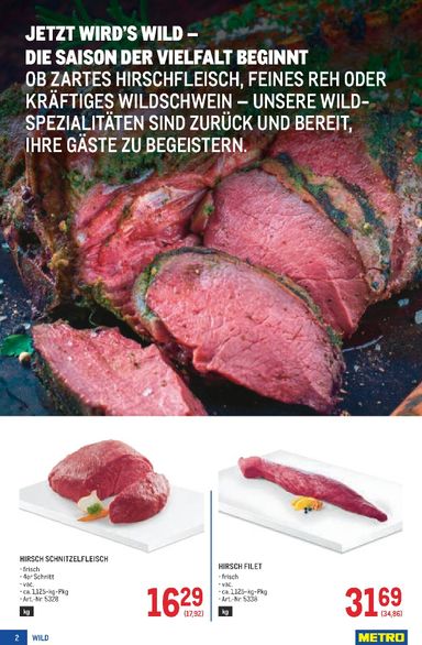 METRO-Flugblatt - Metro - Wild Spezial gültig ab 17.09. bis 25.11. - seite 2