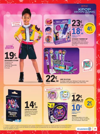 Catalogue E.Leclerc - E.Leclerc - Jouets valable dès le 13/10 au 05/12 - page 29