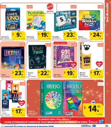 Folder Carrefour - Carrefour - Catalogue Jouets van 14/10 tot 06/12 - side 51