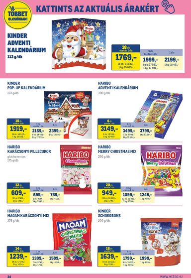 Akciós újság Metro - Metro érvényes 10.01.-tól 10.31.-ig - 24 oldal