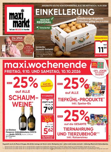 Maximarkt-Flugblatt - Maximarkt gültig ab 08.10. bis 14.10. - seite 1