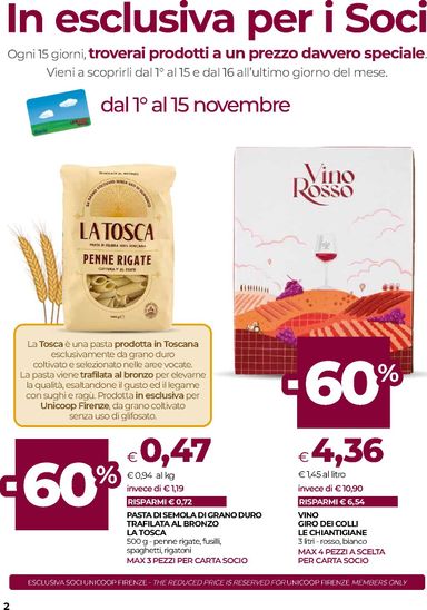Volantino Coop Firenze - Coop Firenze - Mini valido dal 29/10 al 11/11 - pagina 2