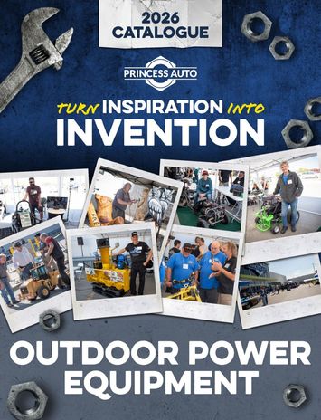 Flyer Princess Auto - Princess Auto - Outdoor Power Equipment valid since 04-21 until 12-31 - page 1