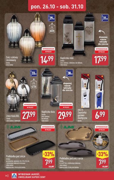 Gazetka ALDI - ALDI od 26.10. do 31.10. - strona 34