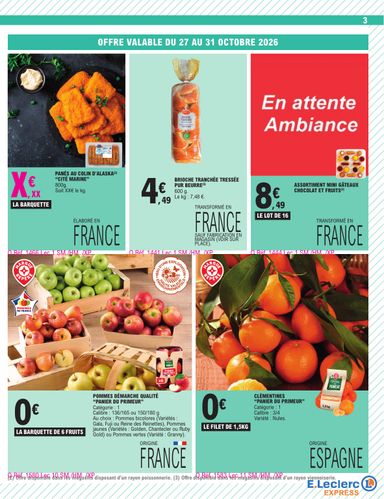 Catalogue E.Leclerc - E.Leclerc - Express valable dès le 27/10 au 07/11 - page 3