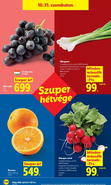 Akciós újság Lidl - Lidl érvényes 10.29.-tól 11.04.-ig - 44 oldal