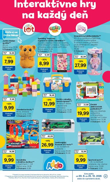 Leták Tesco - Tesco od 21.10. do 27.10. - strana 41