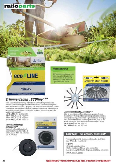 Prospekt toom - Toom - Gartenpflege & Teich gültig ab 01.03. bis 31.12. - seite 40