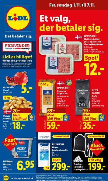Brochurer Lidl - Lidl gyldig fra 01.11. til 07.11. - side 1