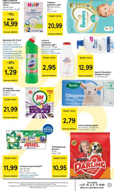 Leták Tesco - Tesco supermarket od 28.10. do 03.11. - strana 11