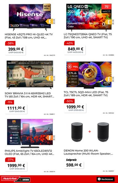 Prospekt Saturn - Saturn gültig ab 14.10. bis 26.10. - seite 11