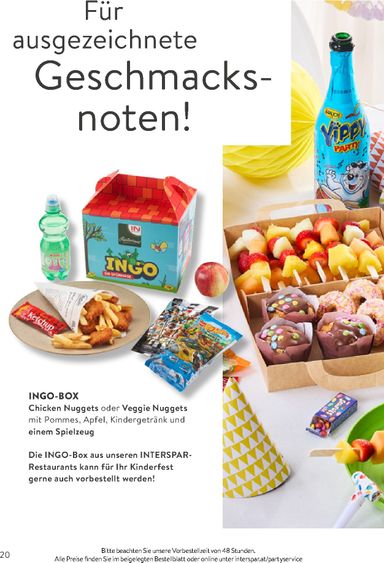INTERSPAR-Flugblatt - INTERSPAR - Party Service gültig ab 01.03. bis 31.12. - seite 20