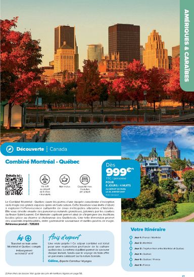 Catalogue Carrefour - Carrefour - Séjours & Circuits valable dès le 14/08 au 31/03 - page 17