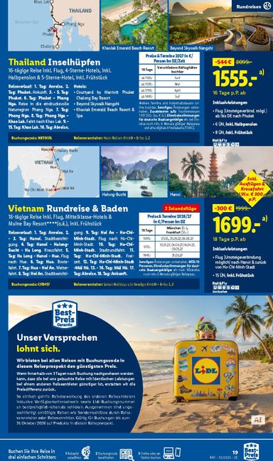 Prospekt Lidl - Lidl - Reise-Highlights gültig ab 30.09. bis 31.10. - seite 19