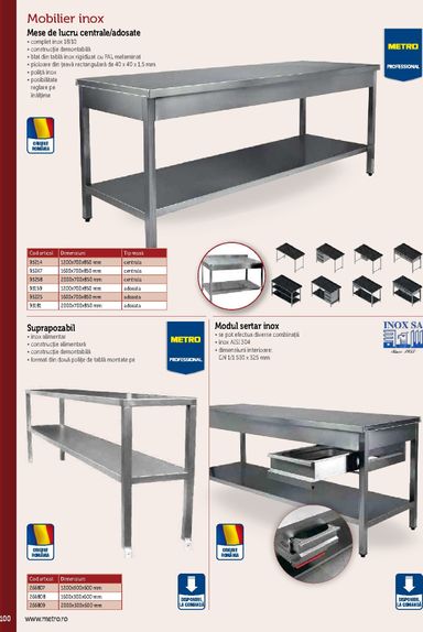 Catalogul Metro - Metro - Echipamente Profesionale pentru HoReCa de la 01.01. până la 31.12. - pagina 100