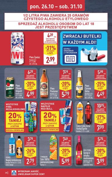 Gazetka ALDI - ALDI od 26.10. do 31.10. - strona 28