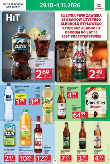 Gazetka Selgros - Selgros cash&carry - Jeszcze więcej super promocji! od 29.10. do 04.11. - strona 8