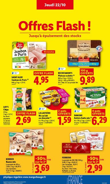 Catalogue Lidl - Lidl valable dès le 22/10 au 28/10 - page 21