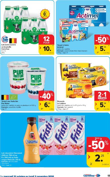 Folder Carrefour - Carrefour Hypermarchés van 21/10 tot 02/11 - side 11