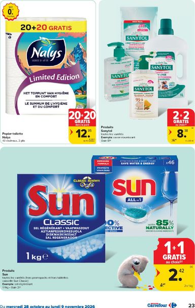 Folder Carrefour - Carrefour Hypermarchés van 28/10 tot 09/11 - side 23