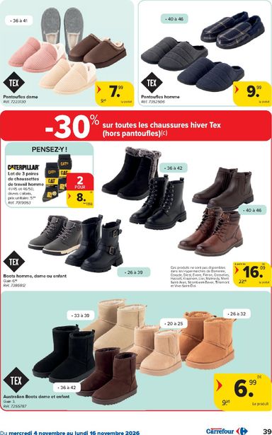 Folder Carrefour - Carrefour Hypermarchés van 04/11 tot 16/11 - side 39