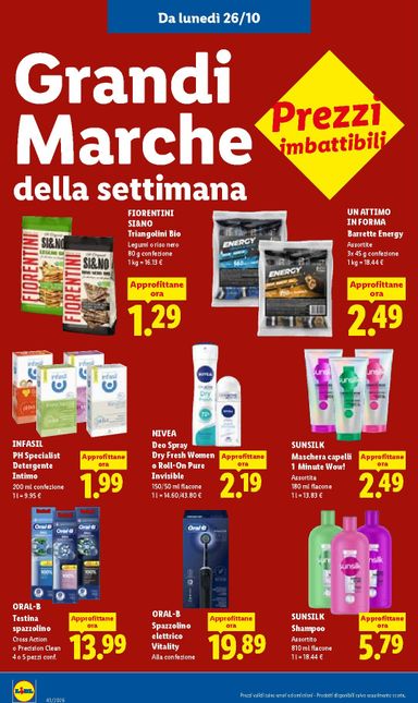 Volantino Lidl - Lidl valido dal 22/10 al 28/10 - pagina 50