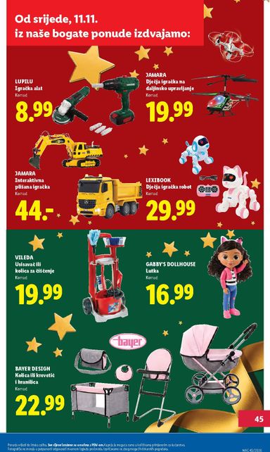 Katalog Lidl - Lidl - Čarolija darivanja vrijedi od 04.11. do 31.12. - stranica 45