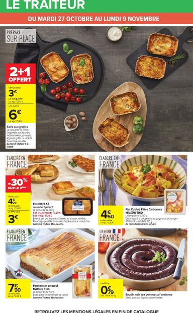 Catalogue Carrefour - Carrefour valable dès le 27/10 au 09/11 - page 24