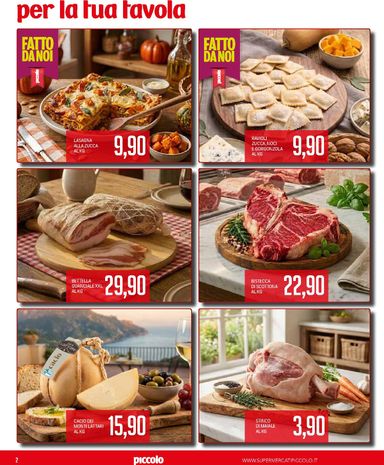 Volantino Piccolo - Piccolo - Offerte speciali valido dal 12/10 al 25/10 - pagina 2