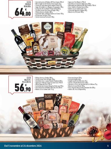Volantino Spazio Conad - Spazio Conad - Ceste & vini valido dal 05/11 al 24/12 - pagina 5