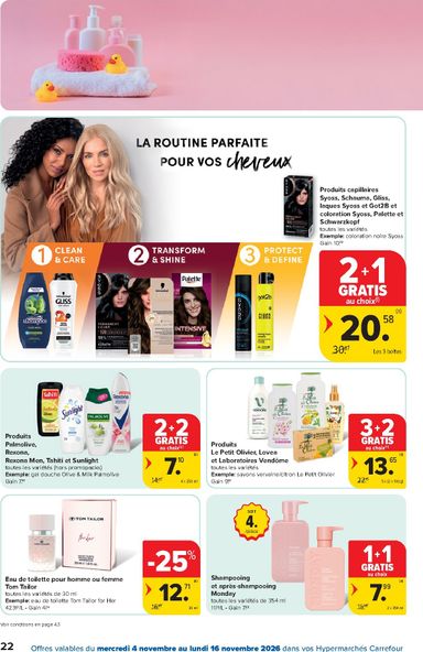 Folder Carrefour - Carrefour Hypermarchés van 04/11 tot 16/11 - side 22
