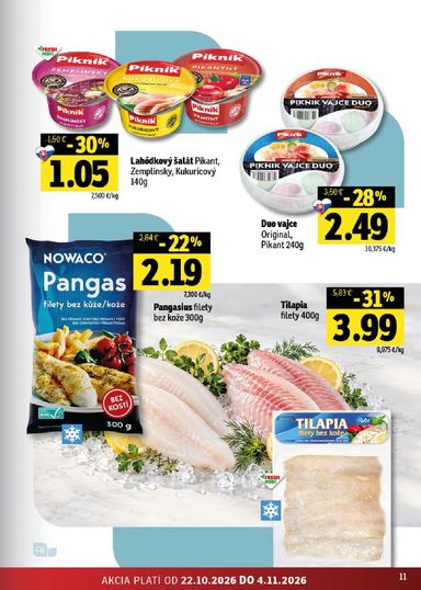 Leták FRESH - Fresh - Stredné a západné Slovensko od 22.10. do 04.11. - strana 11