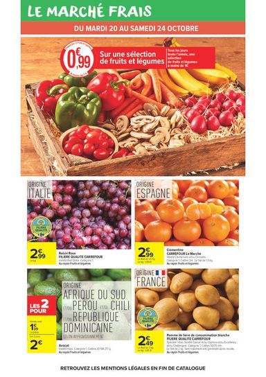 Catalogue Carrefour Market - Carrefour Market valable dès le 20/10 au 01/11 - page 27