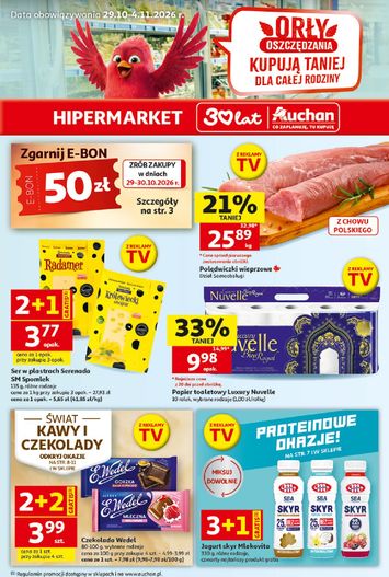 Gazetka Auchan - Auchan Hipermarket od 29.10. do 04.11. - strona 1