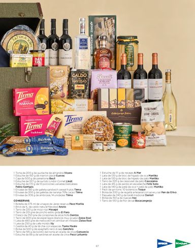 Folleto El Corte Inglés - El Corte Inglés - Cestas de Navidad del 09/10 al 25/12 - página 67