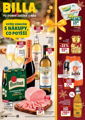 Leták Billa - Billa - Vánoce od 21.10. do 10.11. - strana 1