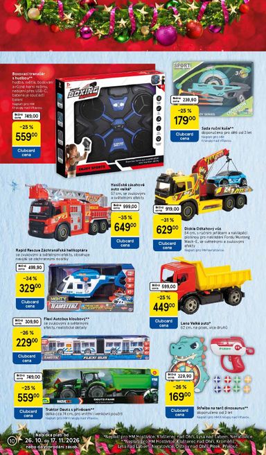 Leták Tesco - Tesco - Vánoční katalog hraček od 26.10. do 17.11. - strana 10